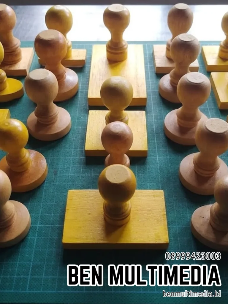 Jasa Pembuatan Stempel Manual di Kelurahan Jajar Ben Multimedia