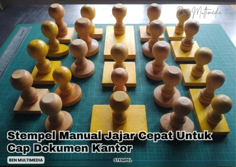 Stempel Manual Jajar Cepat Untuk Cap Dokumen Kantor