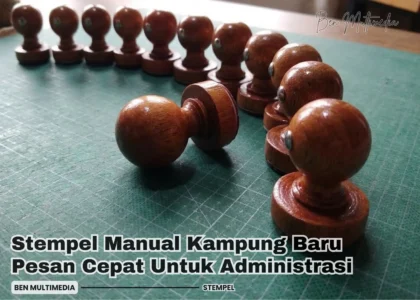 Stempel Manual Kampung Baru