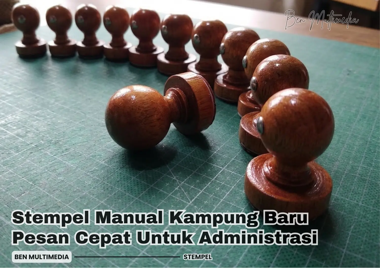 Stempel Manual Kampung Baru