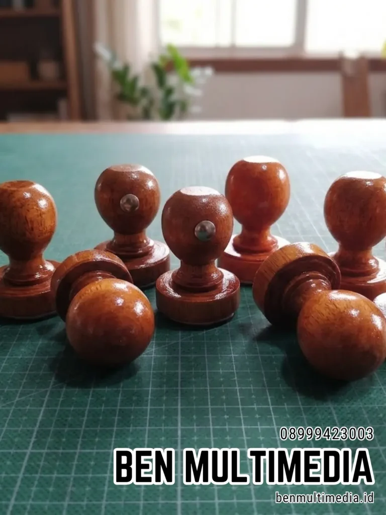 Jasa Pembuatan Stempel Manual di Kelurahan Karangasem Ben Multimedia