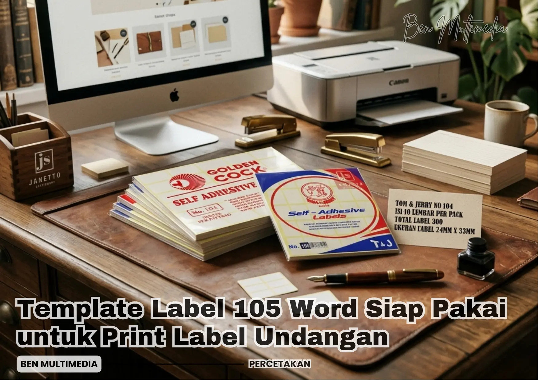 Template Label 105 Word