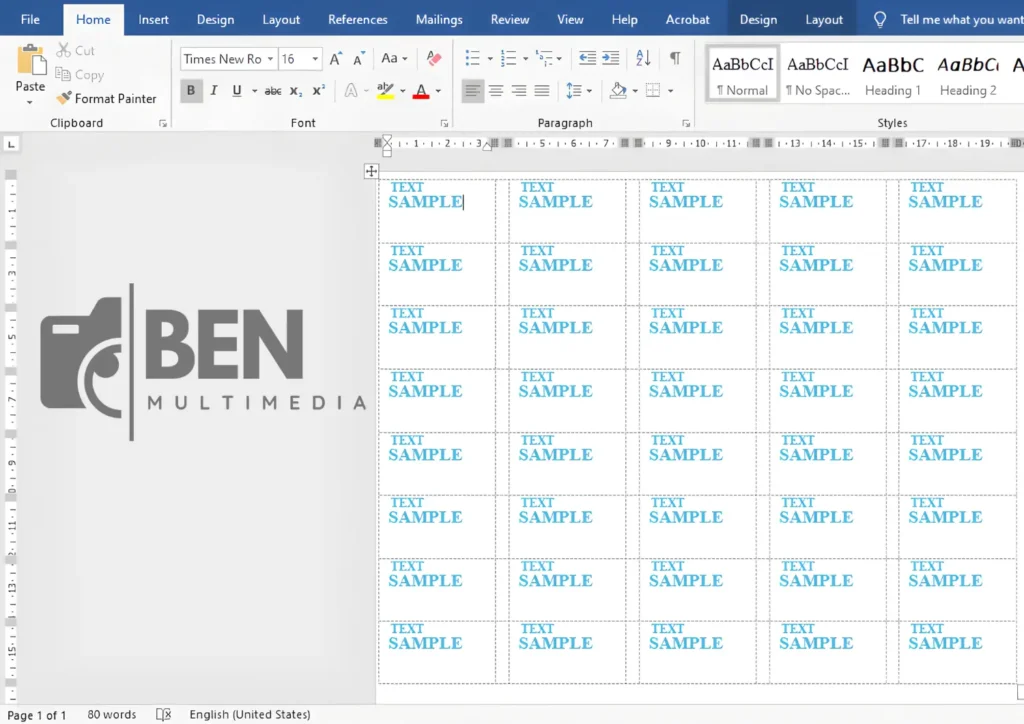 Template Label 108 Microsoft Word