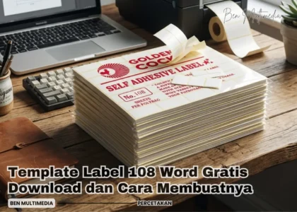 Template Label 108 Word