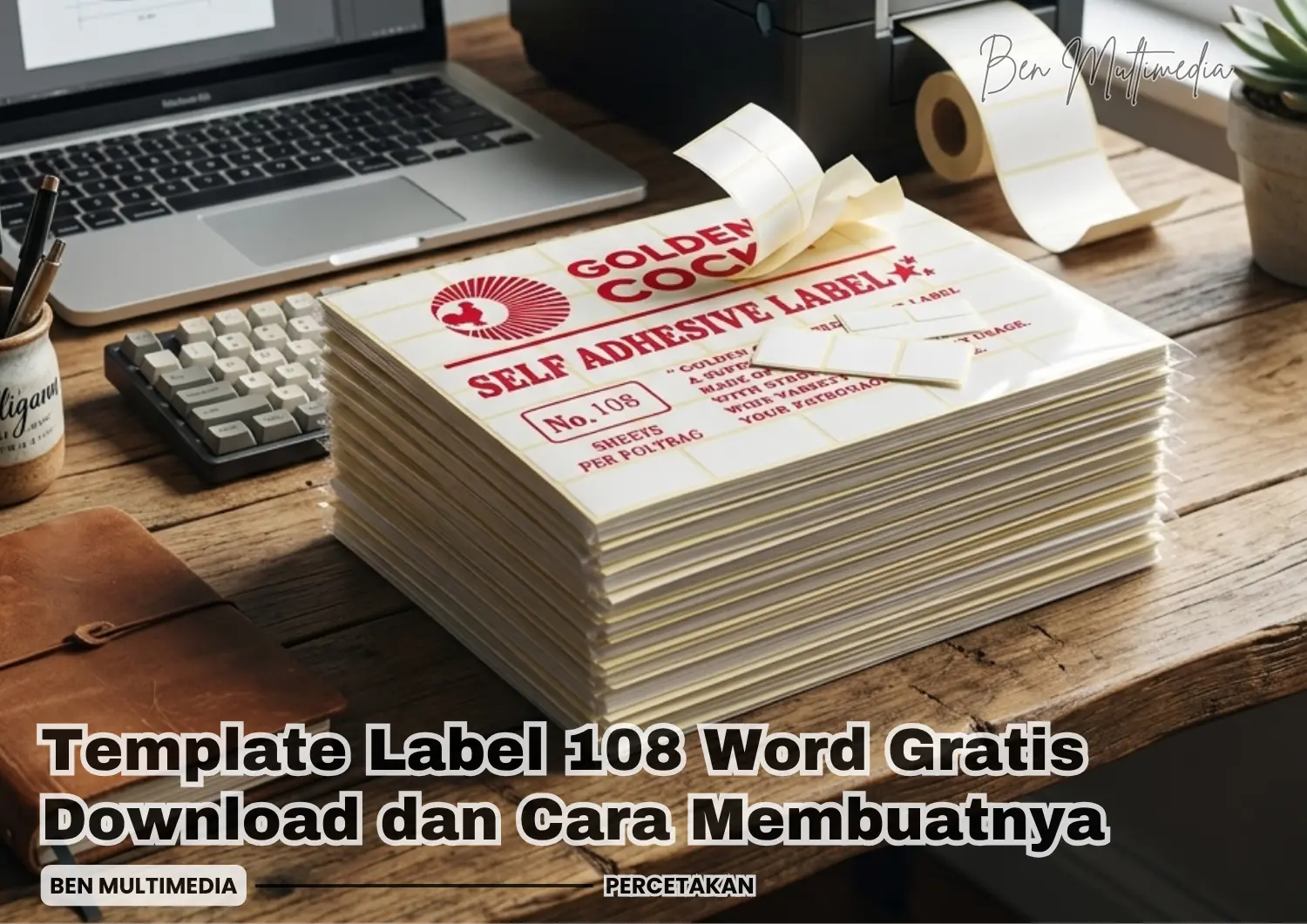 Template Label 108 Word