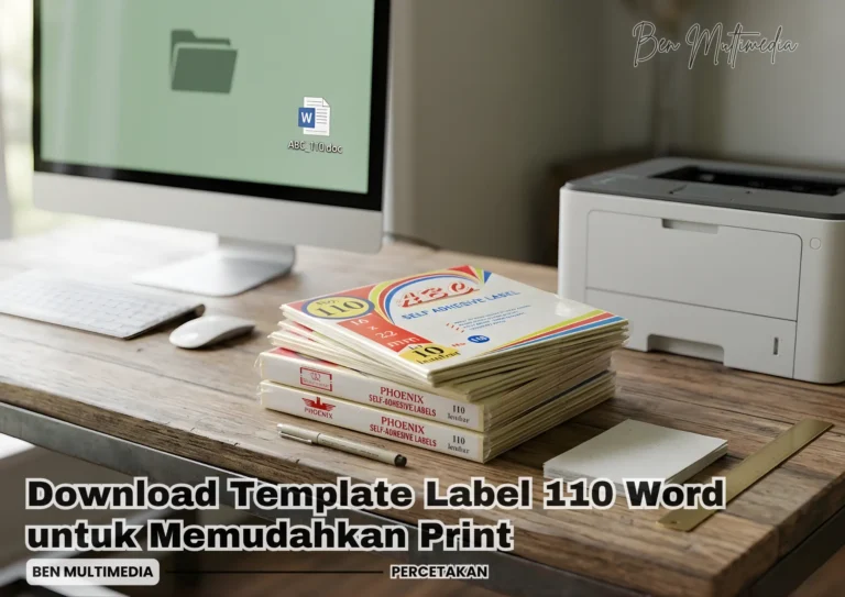 Download Template Label 110 Word untuk Memudahkan Print