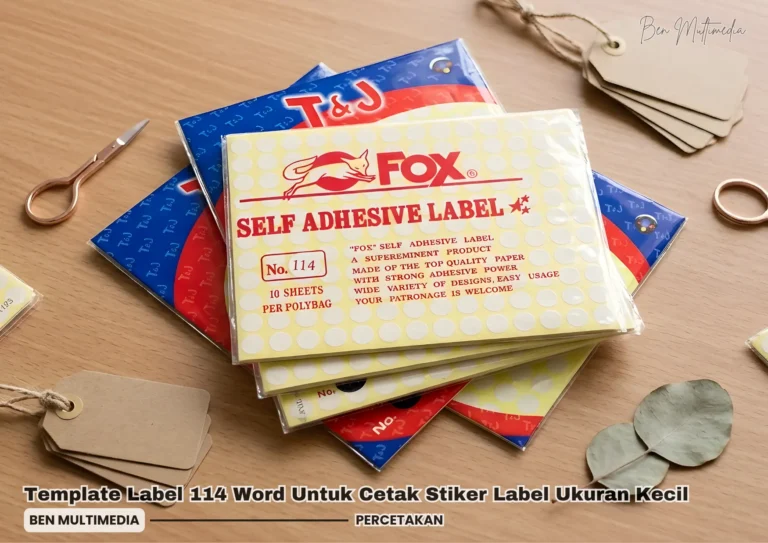 Template Label 114 Word Untuk Cetak Stiker Label Kecil