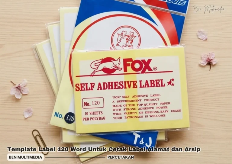 Template Label 120 Word Untuk Cetak Label Alamat dan Arsip