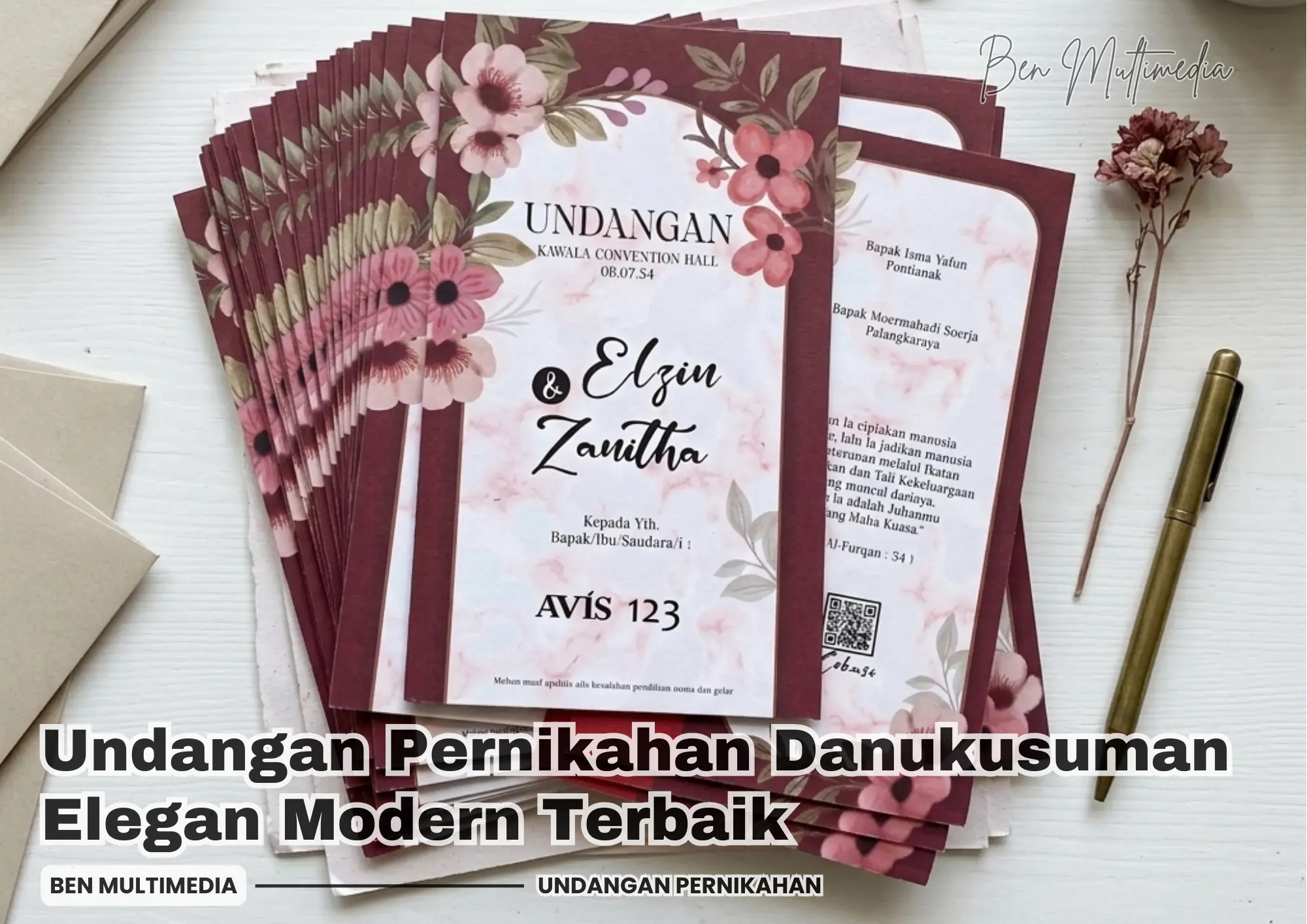 Undangan Pernikahan Danukusuman