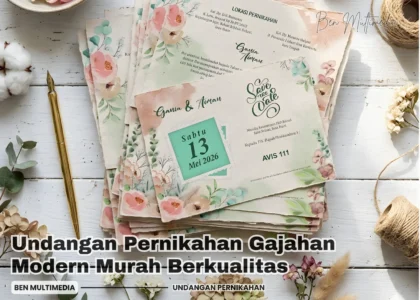 Undangan Pernikahan Gajahan