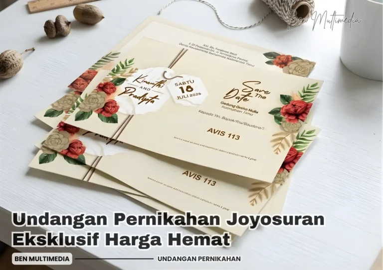 Undangan Pernikahan Joyosuran Eksklusif Harga Hemat