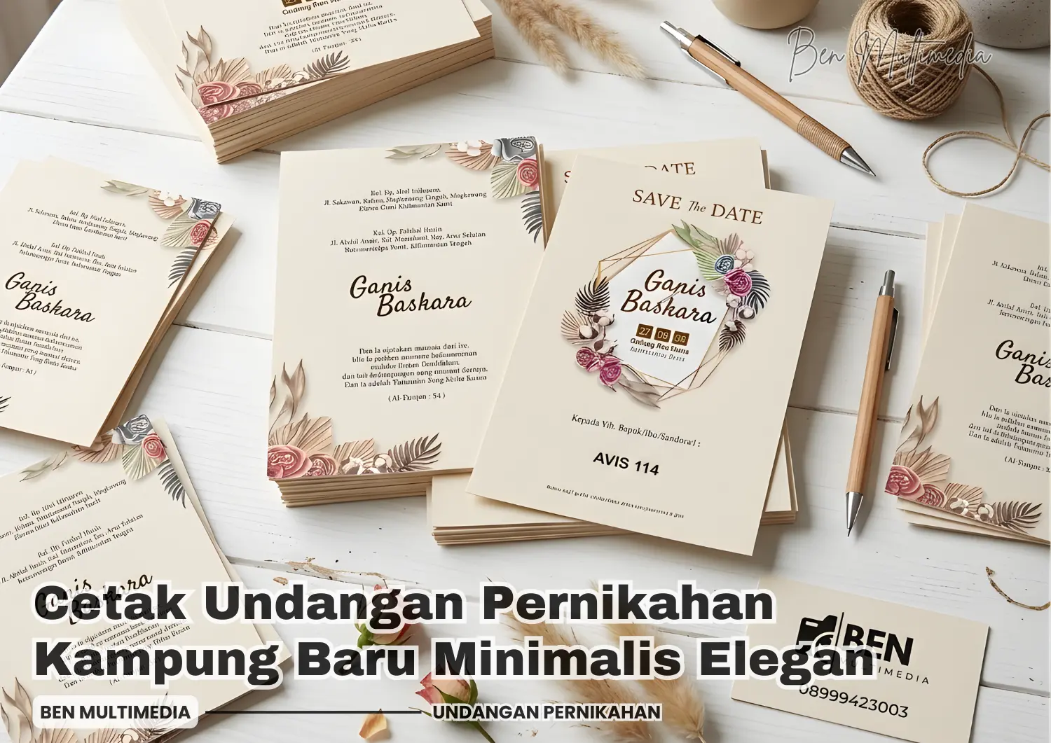 Undangan Pernikahan Kampung Baru
