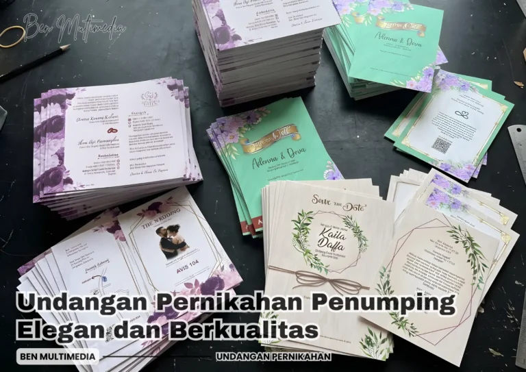 Undangan Pernikahan Penumping Elegan dan Berkualitas