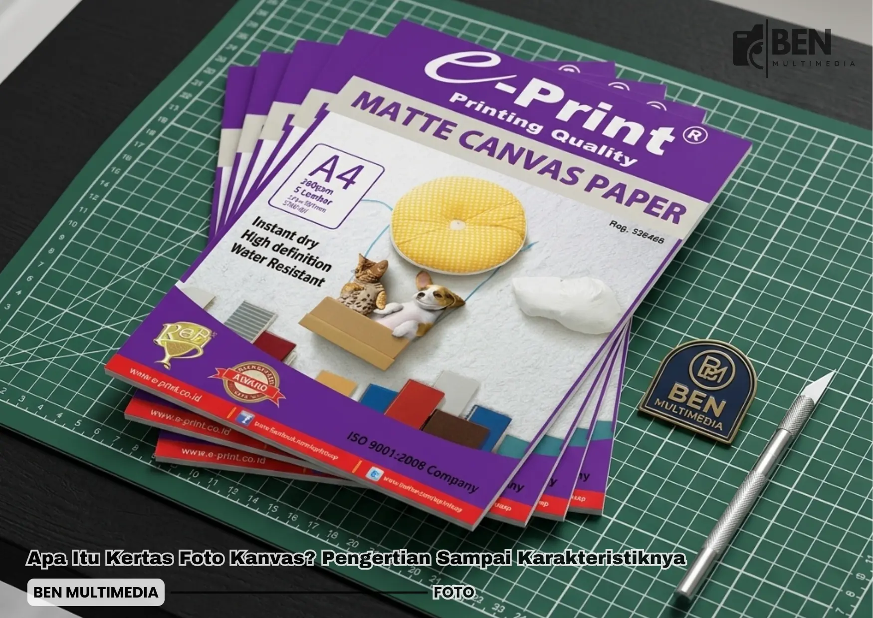 Apa Itu Kertas Foto Kanvas