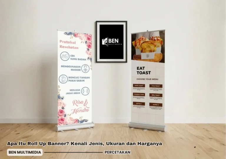 Apa Itu Roll Up Banner? Kenali Jenis, Ukuran dan Harganya