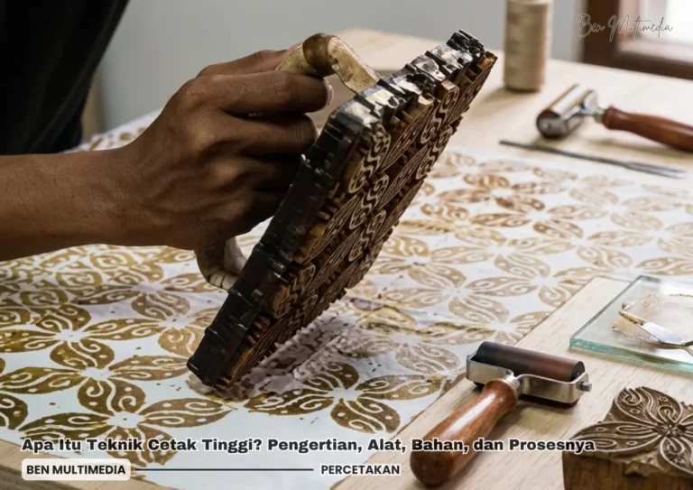 Apa Itu Teknik Cetak Tinggi? Pengertian, Alat, Bahan, dan Prosesnya