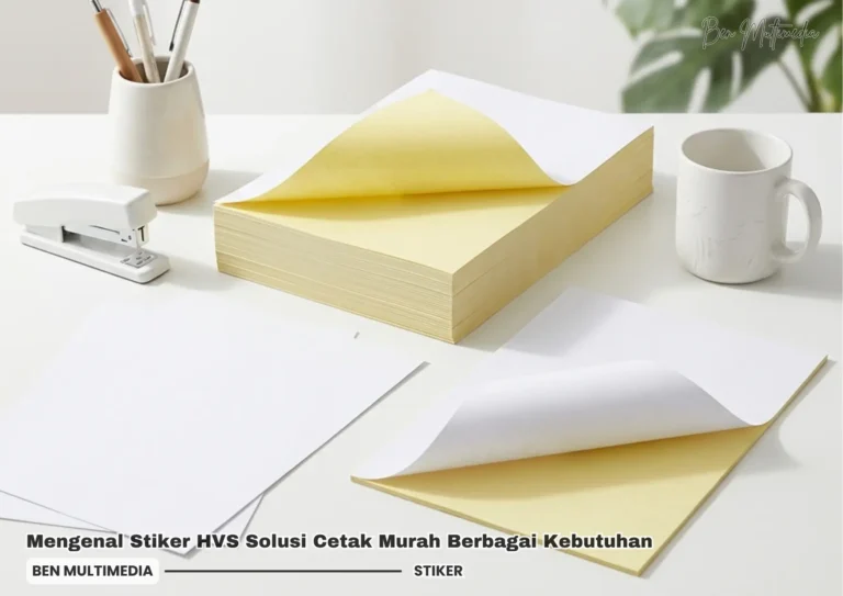 Mengenal Stiker HVS Solusi Cetak Murah Berbagai Kebutuhan