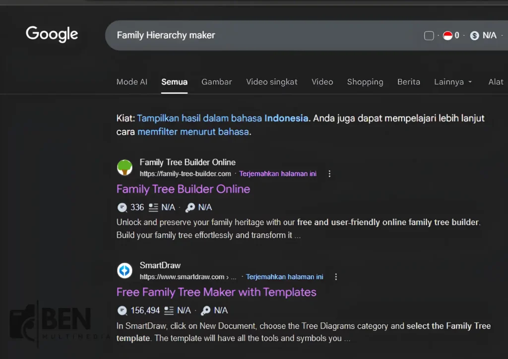 Cara Membuat Silsilah Keluarga Online