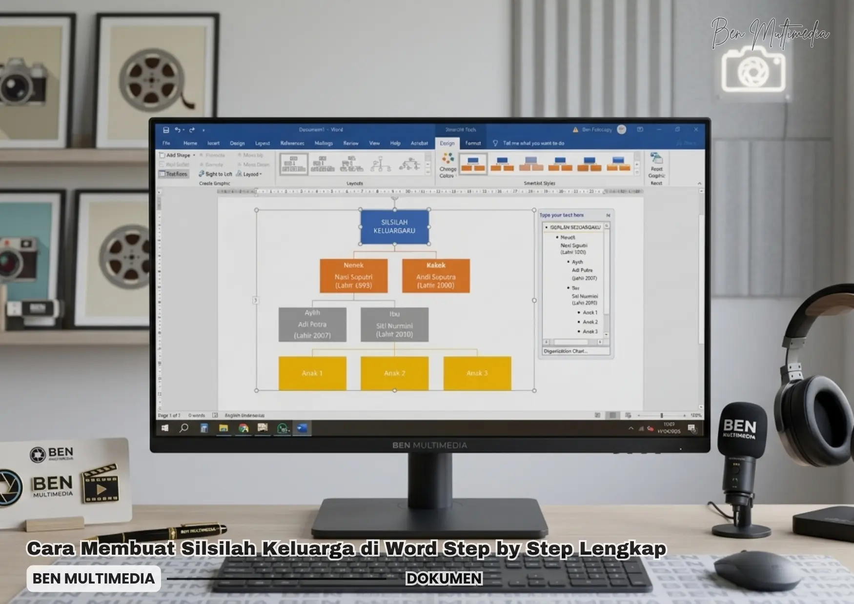 Cara Membuat Silsilah Keluarga di Word