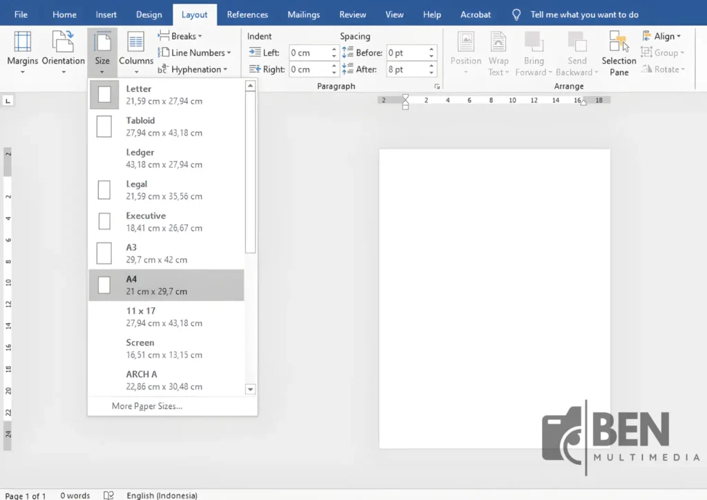 Langkah 1: Cara Membuat Undangan Tasyakuran Pernikahan Di Word