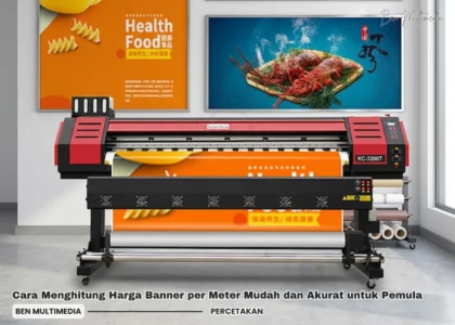 Cara Menghitung Harga Banner per Meter
