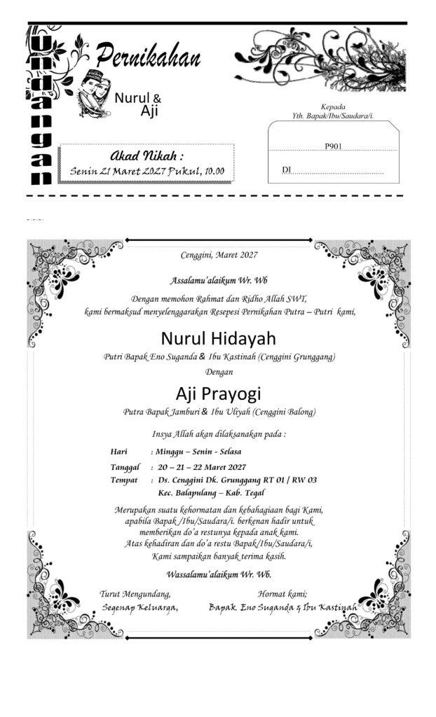 template undangan tasyakuran doc