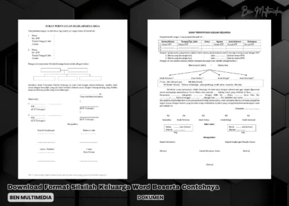 Format Silsilah Keluarga Word