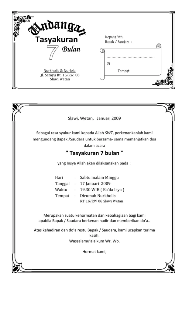 undangan walimatul hamli 7 bulanan doc