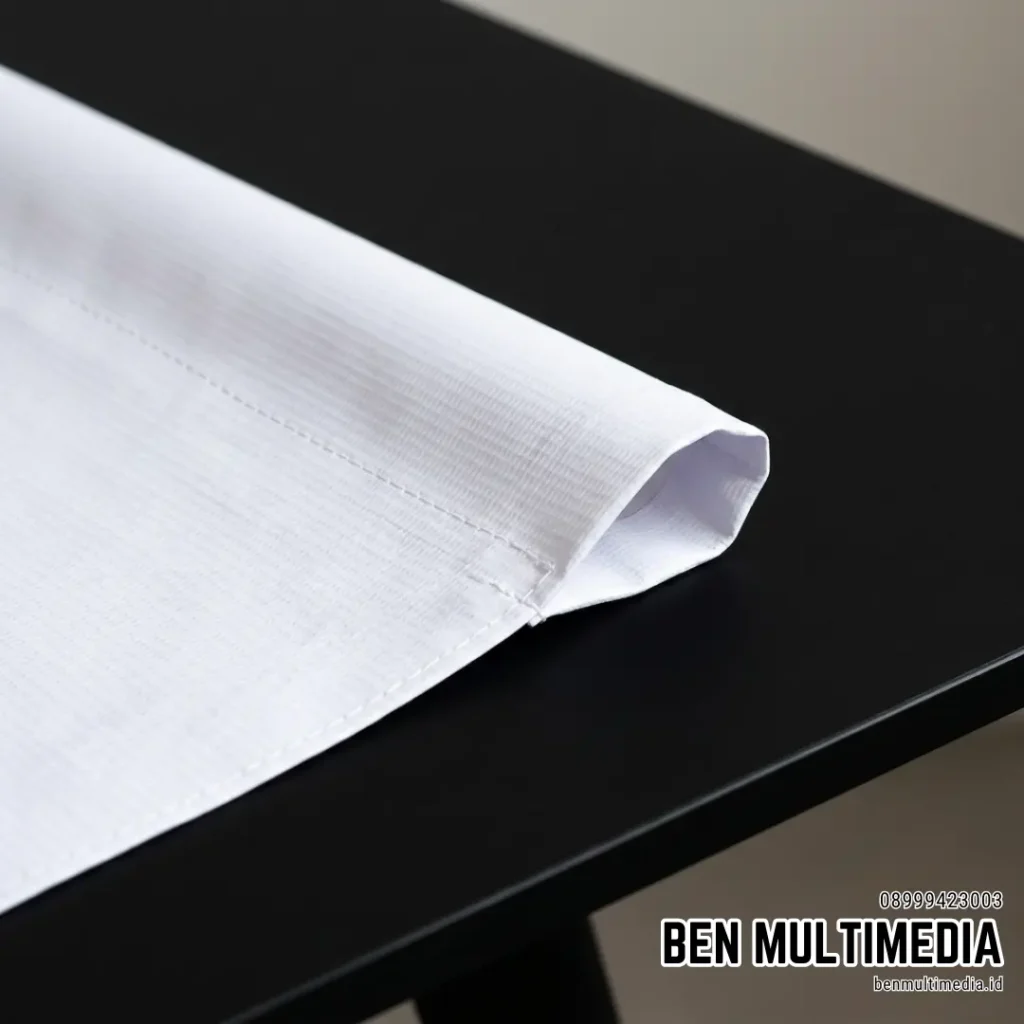 Jenis Finishing Banner Selongsong