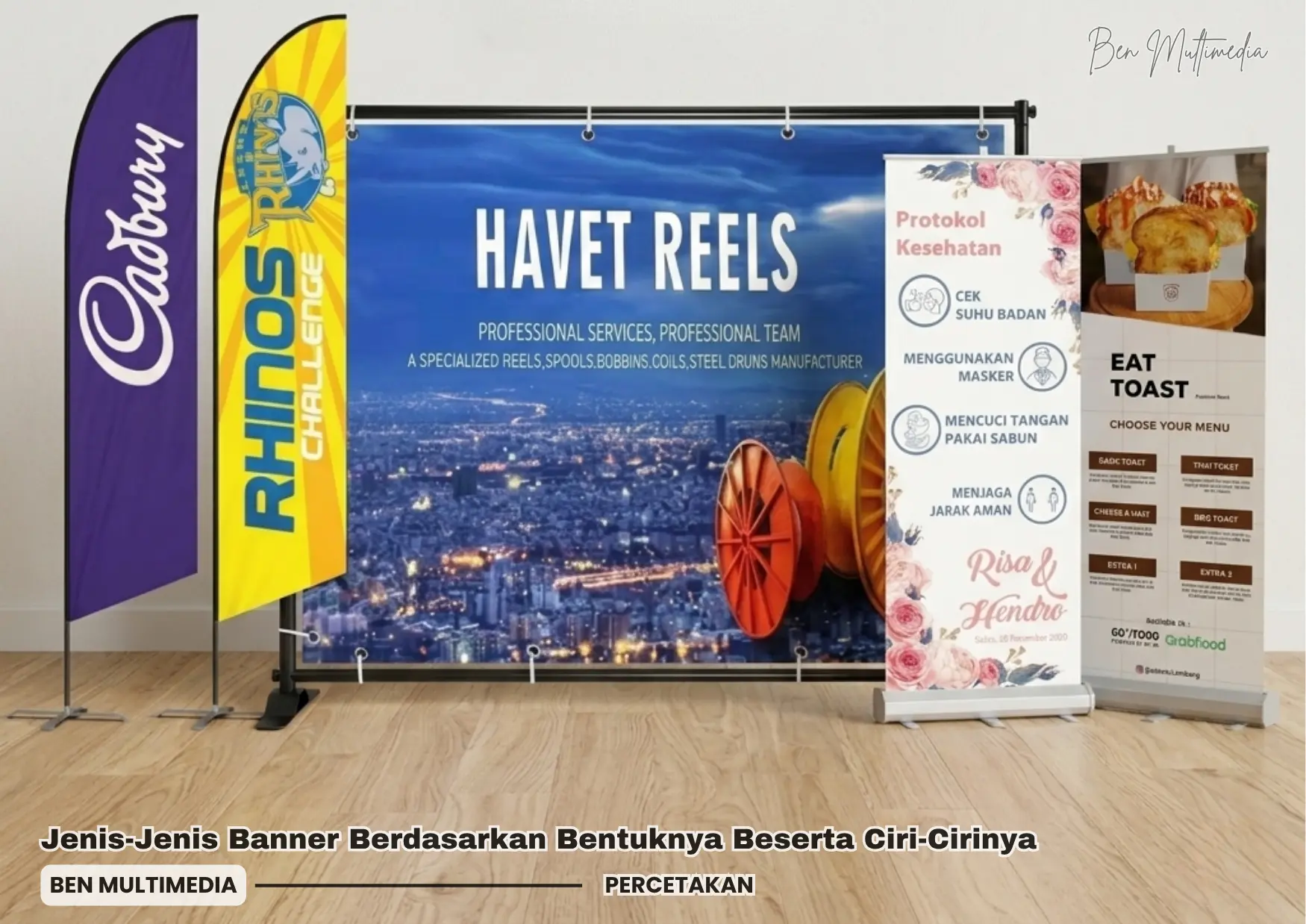 Jenis-Jenis Banner Berdasarkan Bentuknya