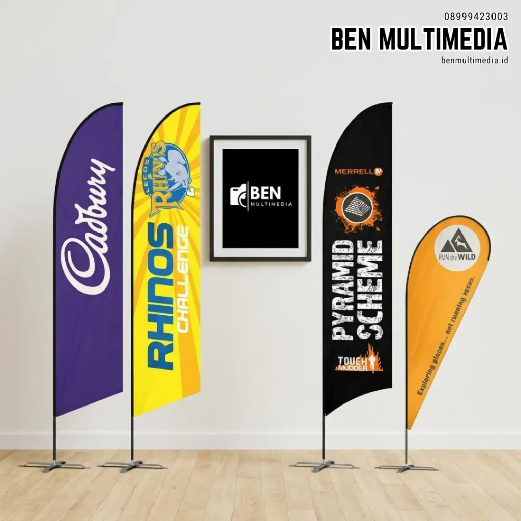 Jenis Flag Banner Berdasarkan Bentuknya