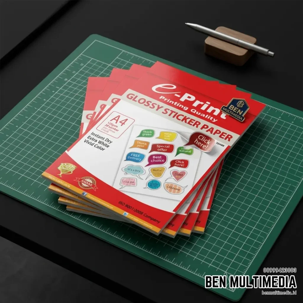 Jenis Kertas Foto Stiker