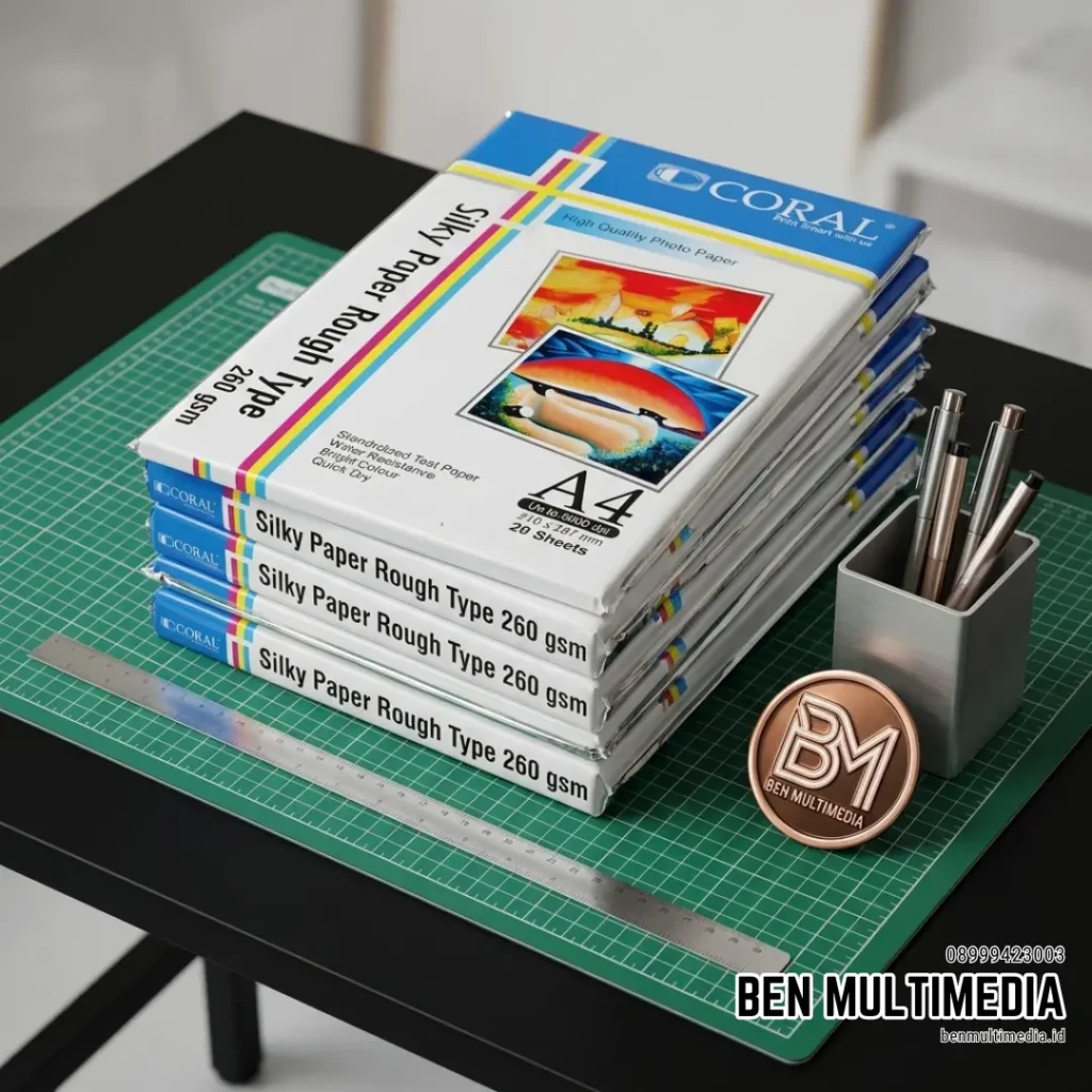 Jenis Kertas Foto Silky / Luster