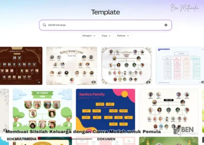 Membuat Silsilah Keluarga dengan Canva