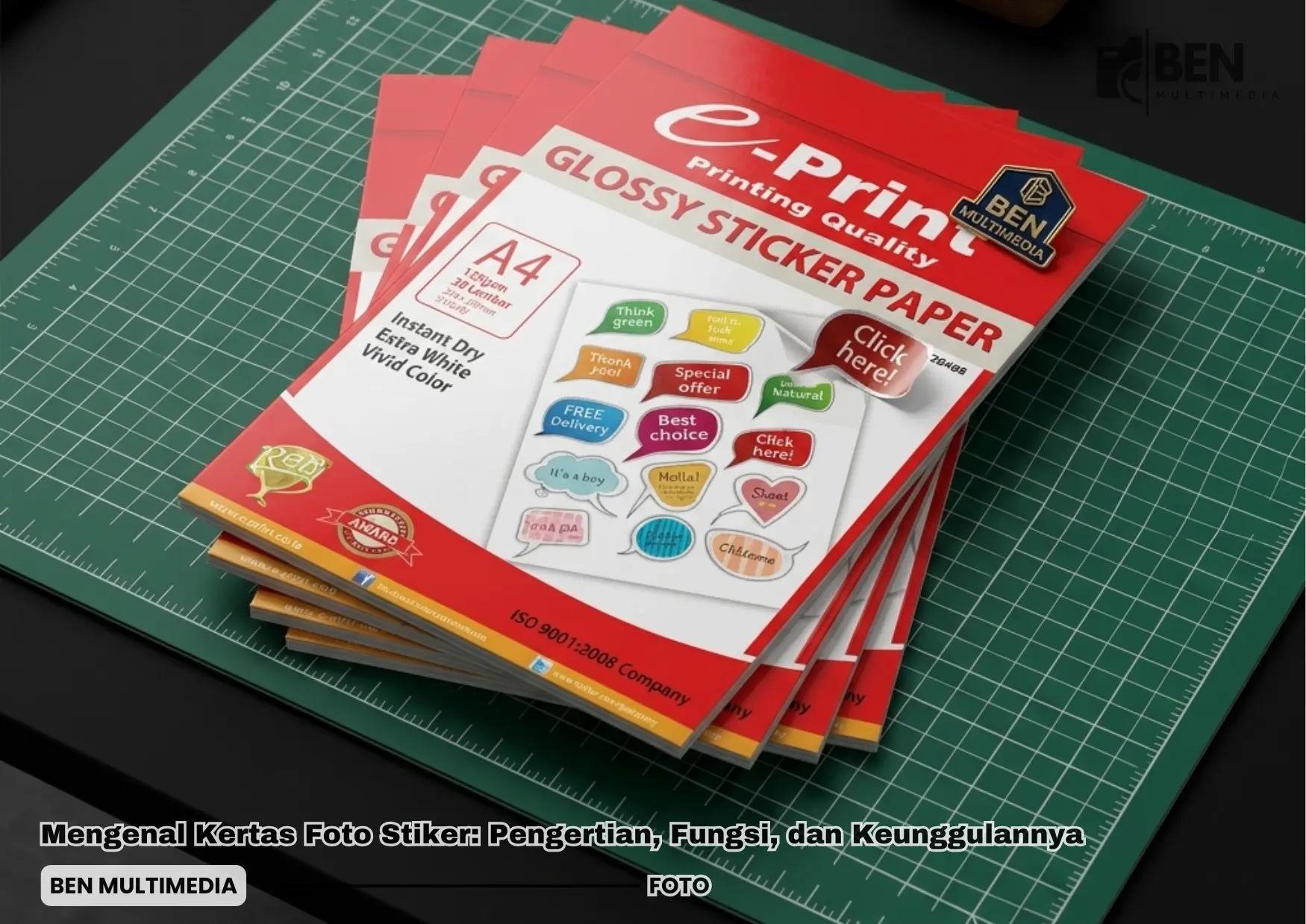 Mengenal Kertas Foto Stiker