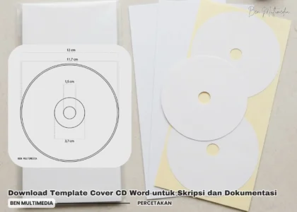 Download Template Cover CD Word Skripsi dan Dokumentasi