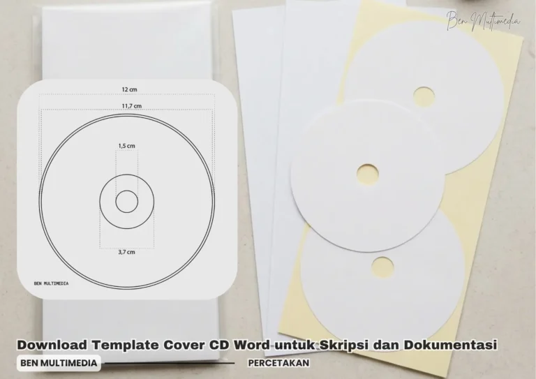Download Template Cover CD Word Skripsi dan Dokumentasi