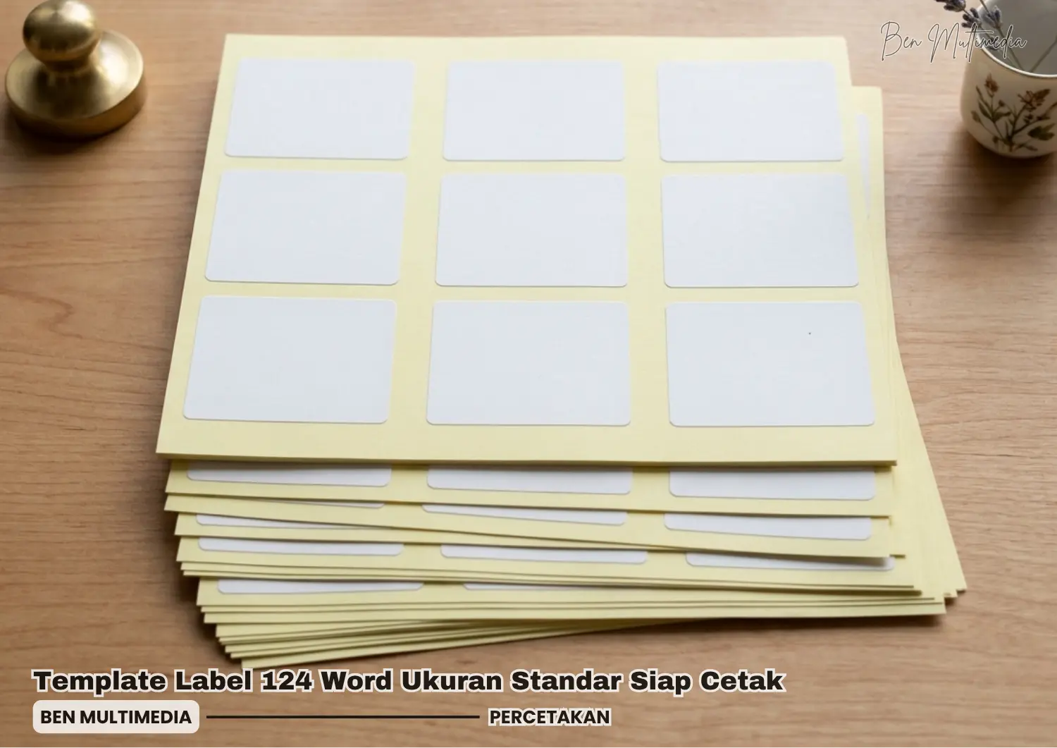 Template Label 124 Word