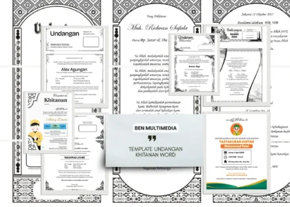 Template Undangan Khitanan Word