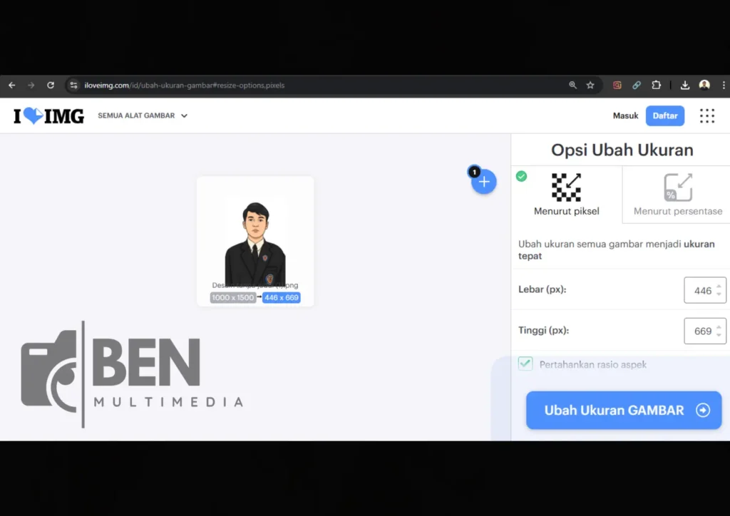 ubah ukuran foto 4x6 online i love img