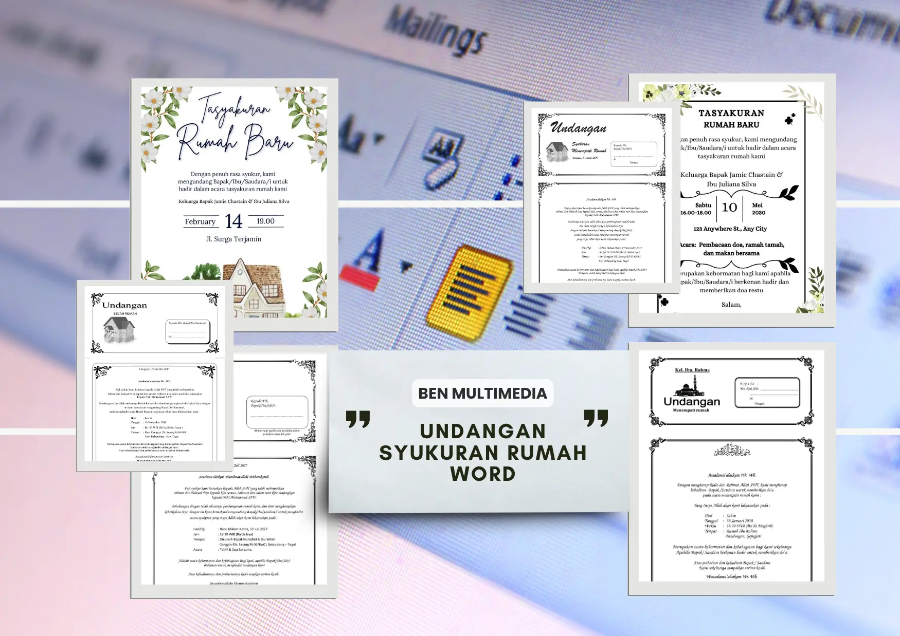download undangan syukuran rumah word yang bisa diedit