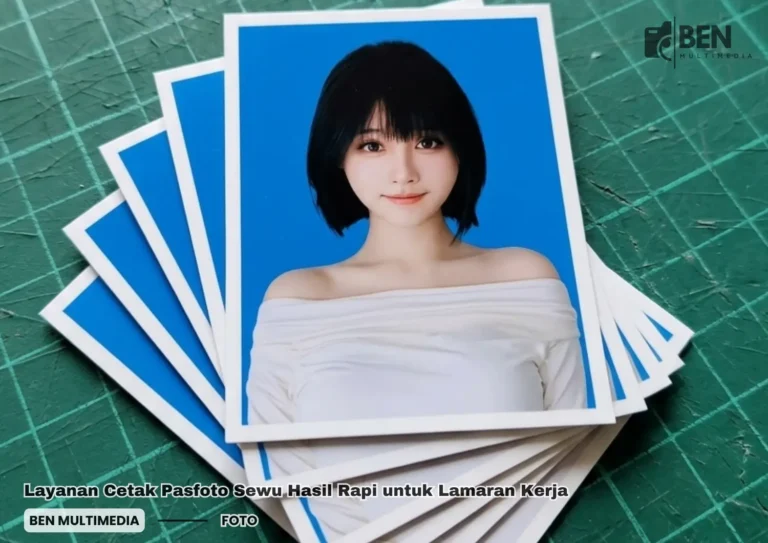 Cetak Pasfoto Sewu Hasil Rapi untuk Lamaran Kerja