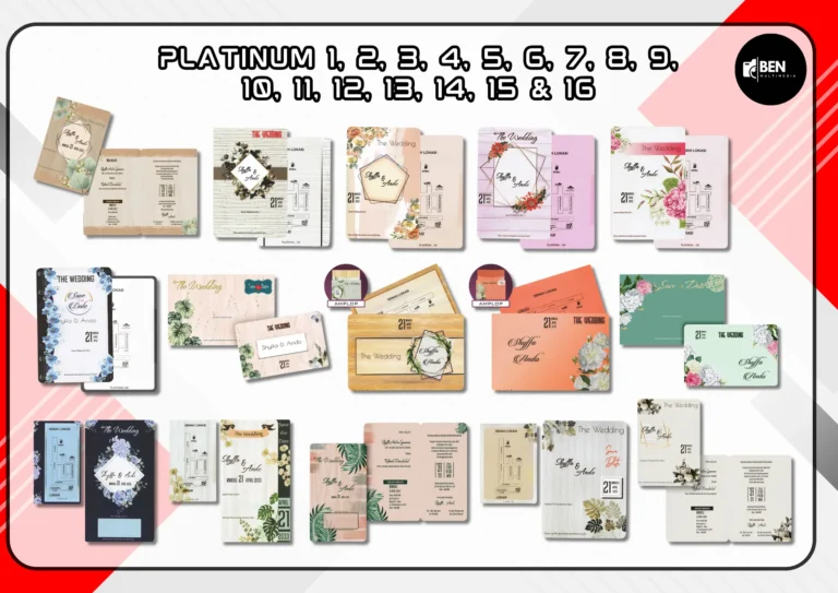 File Setting Undangan Platinum 1-16 Siap Edit di CorelDraw