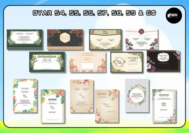 File Setting Undangan Byar 54-60 Lengkap Template Siap Edit