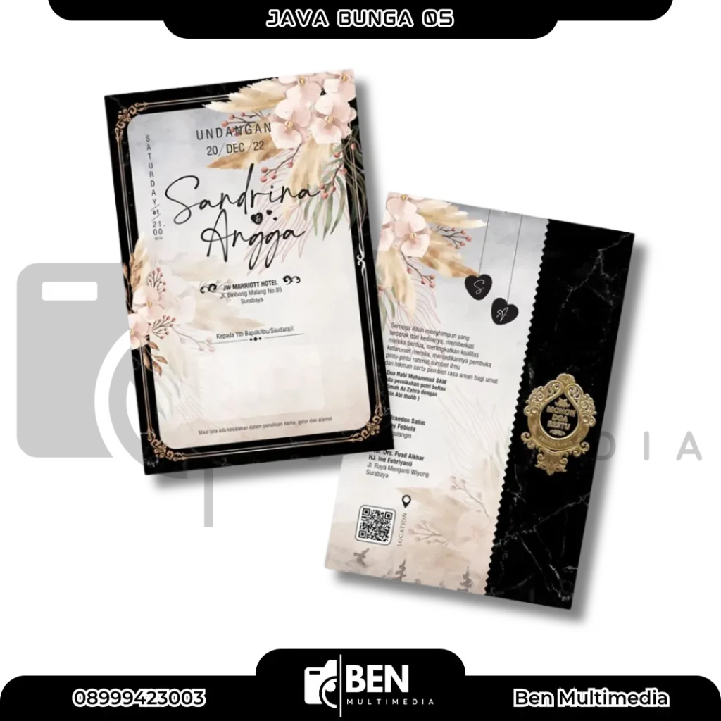 File Setting Undangan Java Bunga 05 - Ben Multimedia