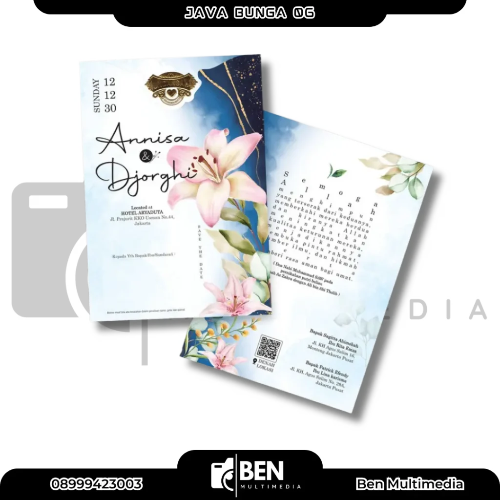 File Setting Undangan Java Bunga 06 - Ben Multimedia