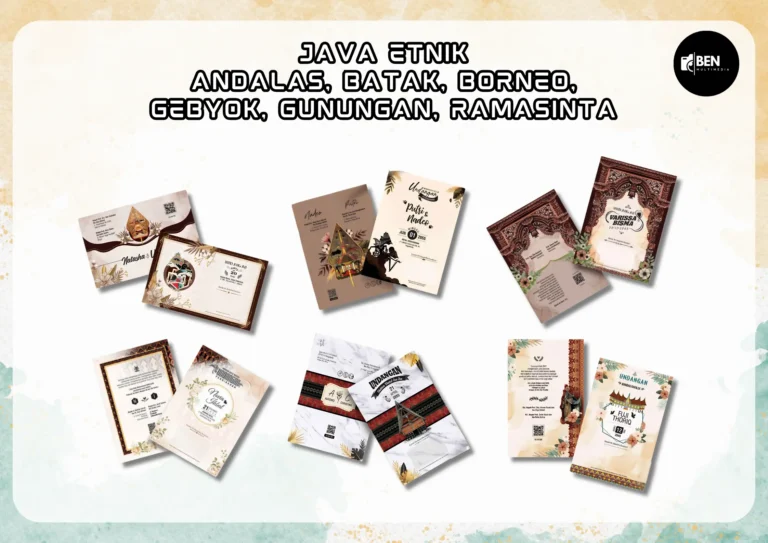 File Setting Undangan Java Etnik Template CorelDRAW Lengkap