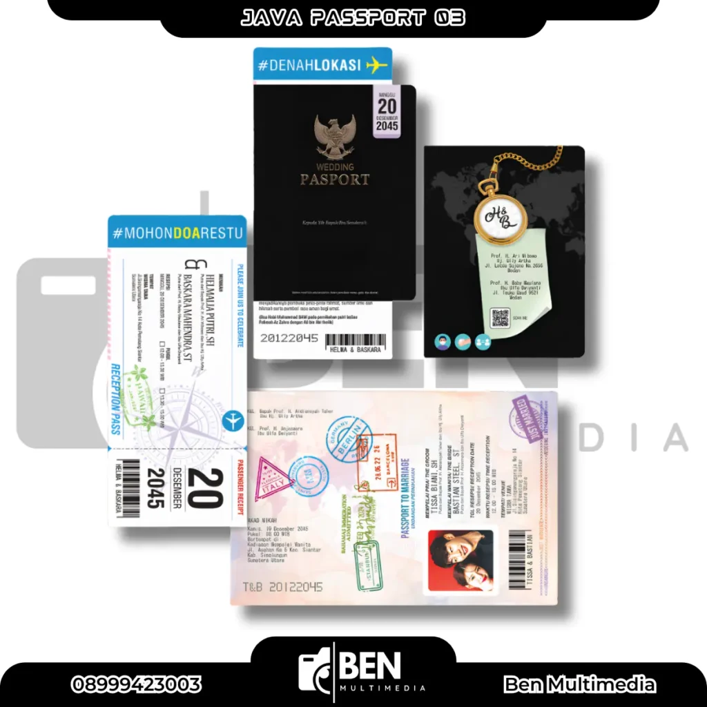 File Setting Undangan Java Passport 4 - Ben Multimedia