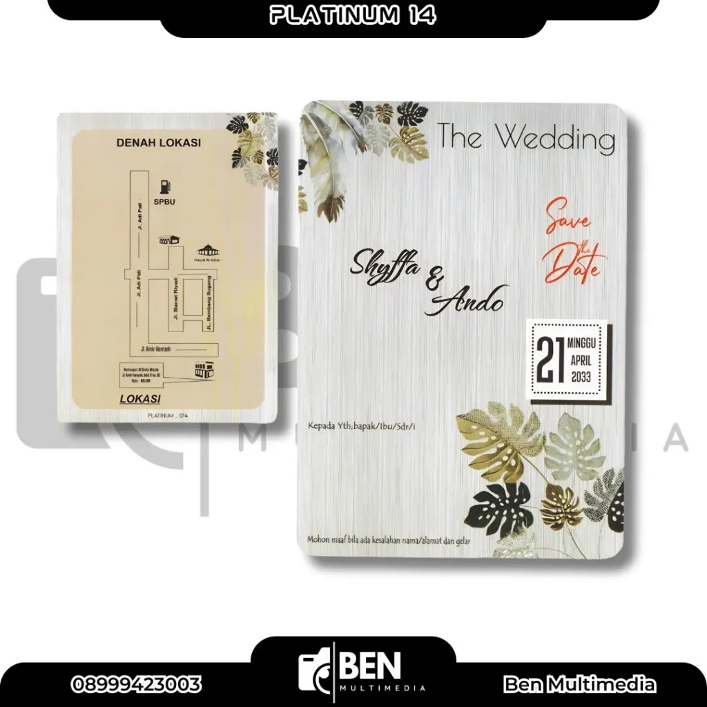 File Setting Undangan Platinum 14 - Ben Multimedia