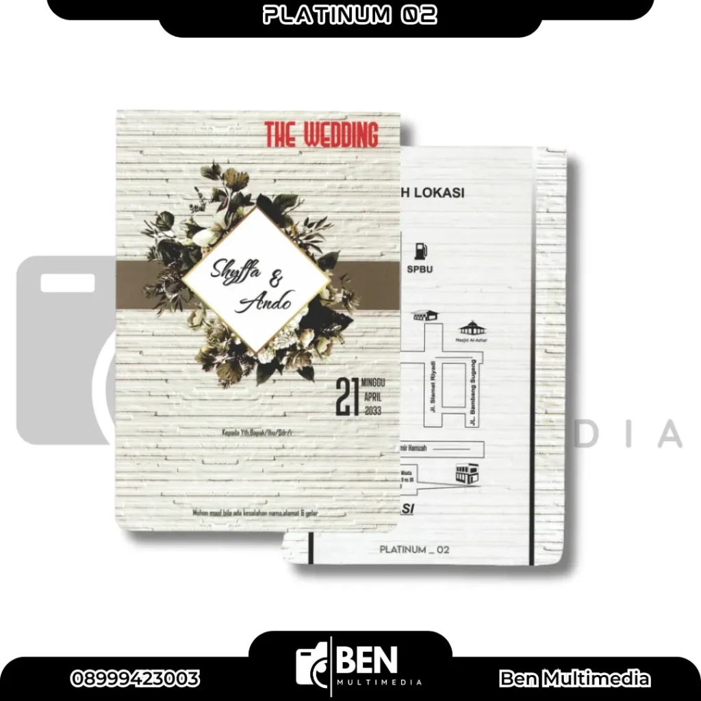 File Setting Undangan Platinum 2 - Ben Multimedia